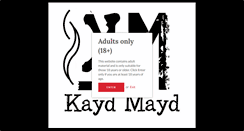 Desktop Screenshot of kaydmayd.com